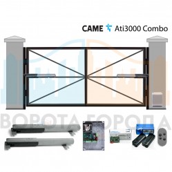 Ворота распашные 3500х2250 мм с автоматикой Came A3000 COMBO  