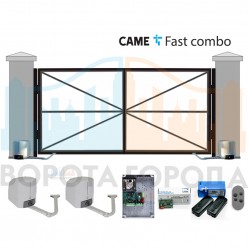 Ворота распашные 3250х2000 мм с автоматикой CAME FAST COMBO 