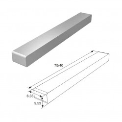 Шпонка (6,35х 9,53х 75 мм)