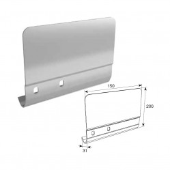 Соединительная пластина 200мм для вертикальных направляющих левая