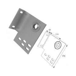 Концевой опорный кронштейн (111мм)