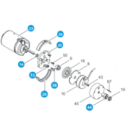 CAME Электродвигатель АХ3024, AX5024 119RID315