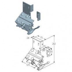 Alutech Кронштейн нижний RBI446ML